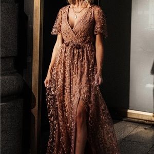 Baltic Born Gorgeous Embroidered Dress- L